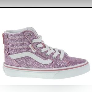 Vans Kids' Sk8-Hi Zip Sneaker in Lilac  Sz. 2Y